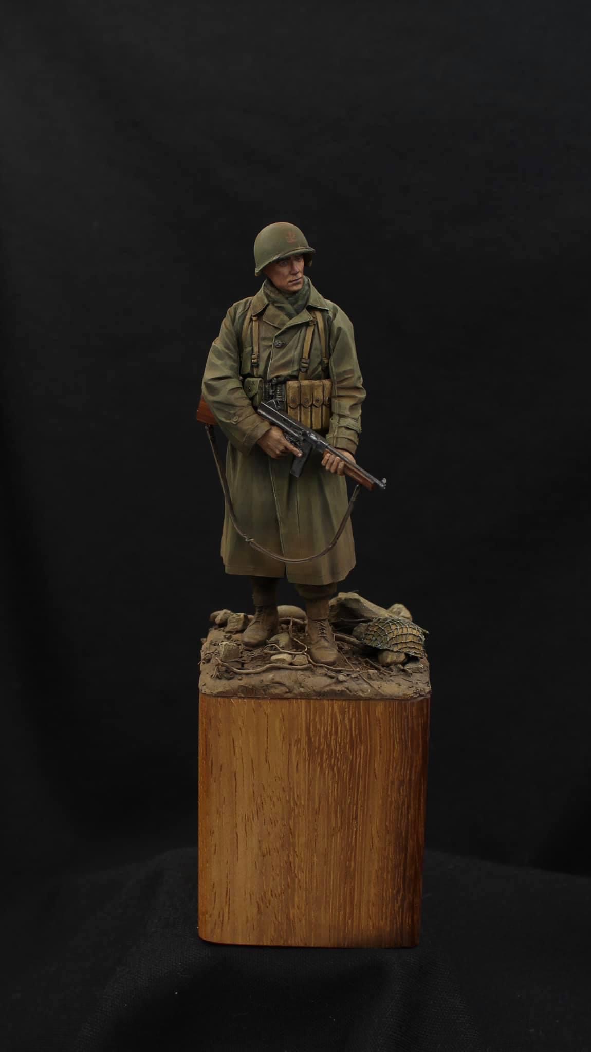 Man of US Army, 90th Infantry Division 