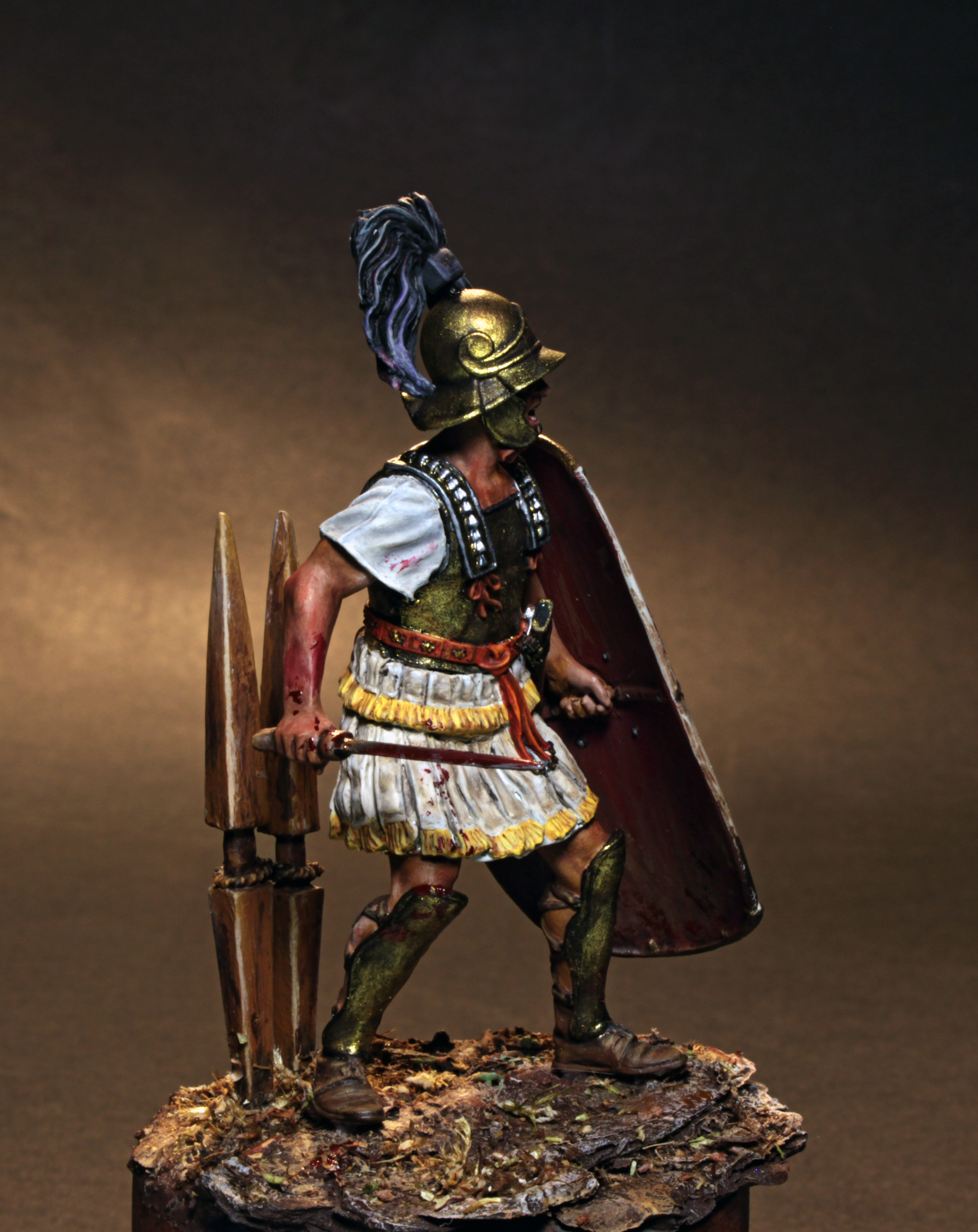 Roman Centurion During Gallic Wars, 54 mm. | planetFigure | Miniatures