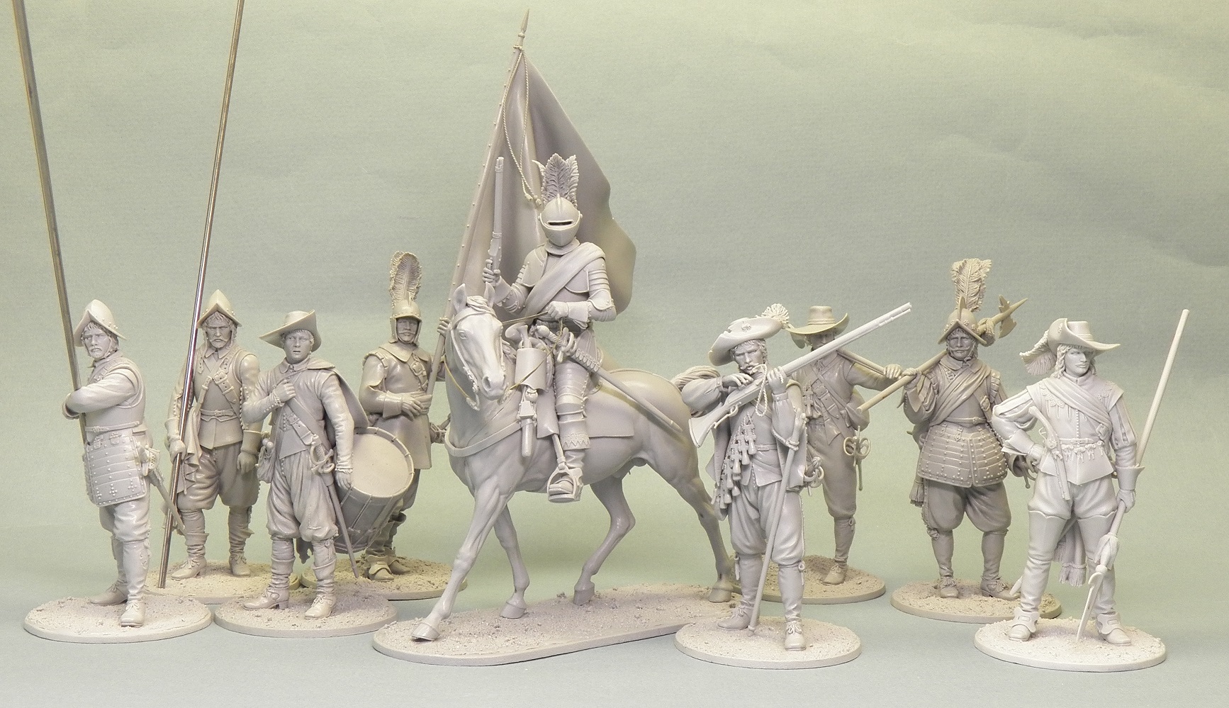 AVANPOST news - Cuirassier, 1630 A.D. (75 mm) | planetFigure | Miniatures