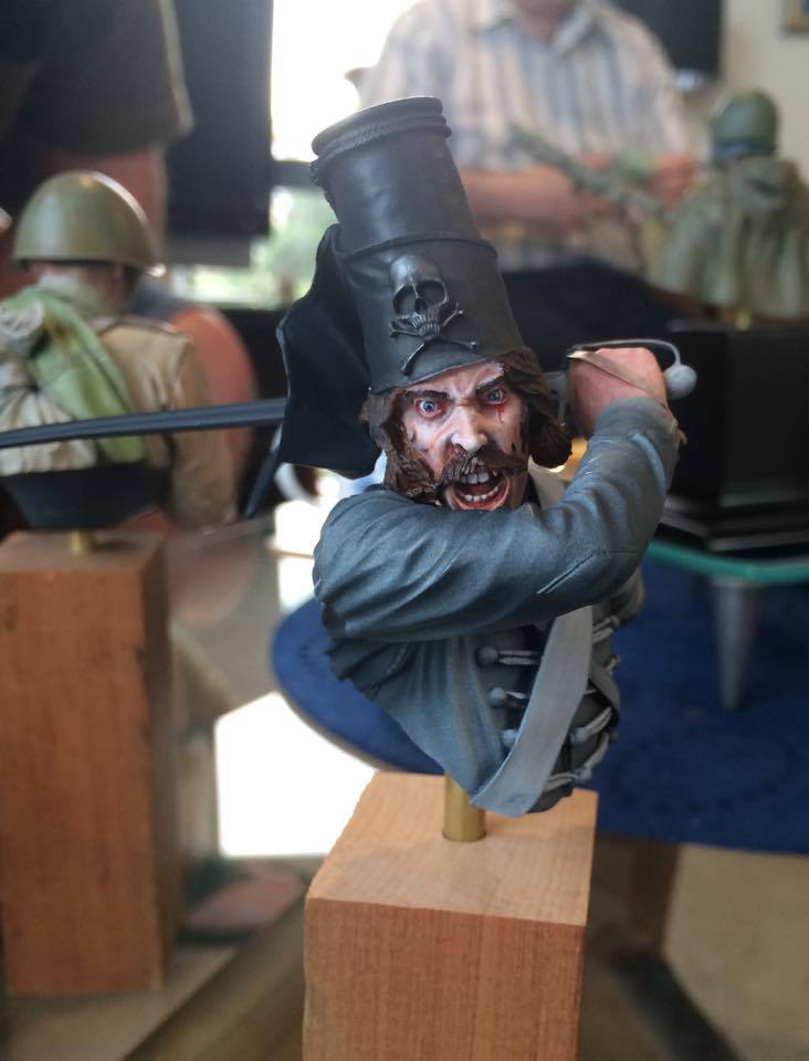 WIP - Young Miniatures Death Hussar | planetFigure | Miniatures