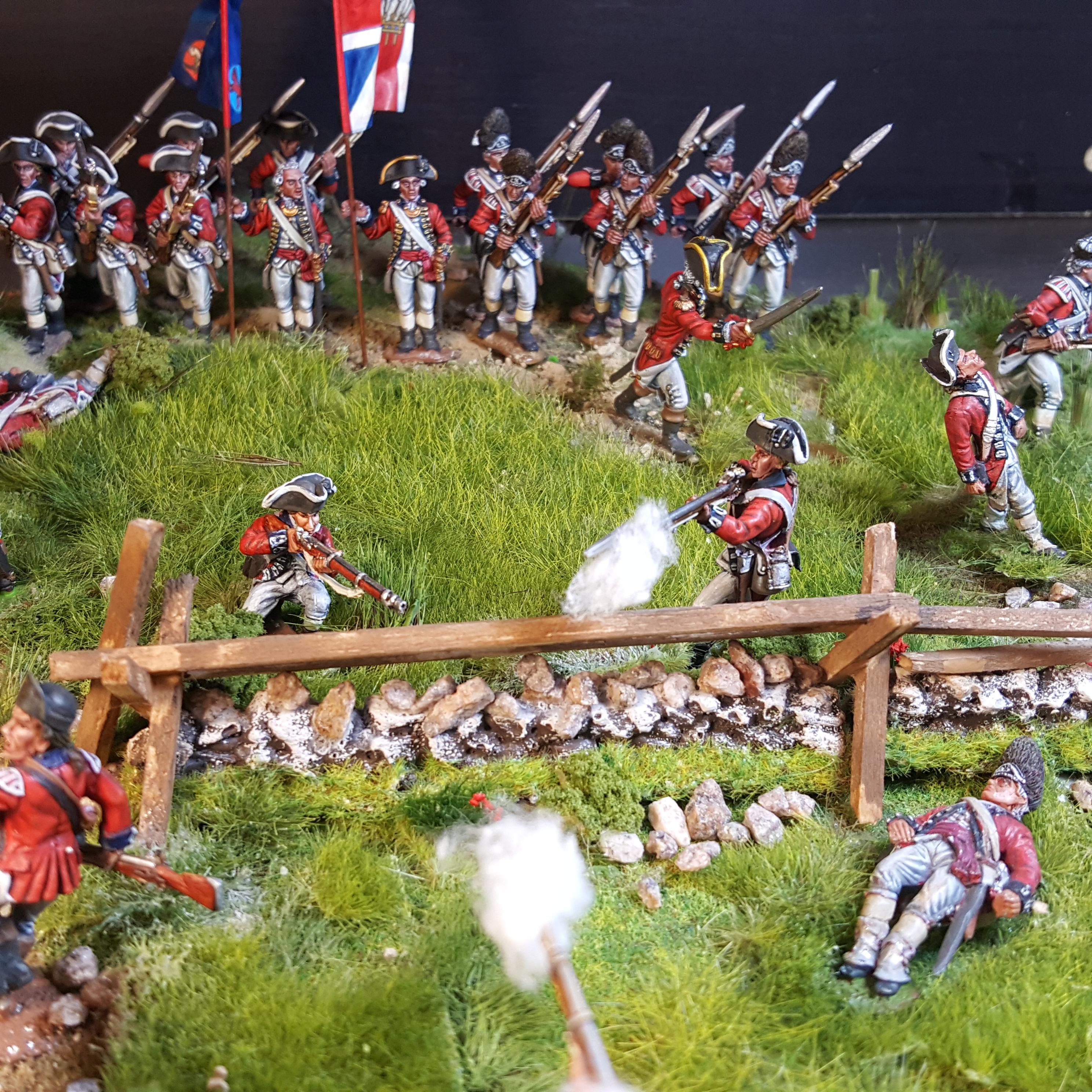 Completed - 40mm 23rd. Royal Welch Fusiliers, Yorktown 1781 ...