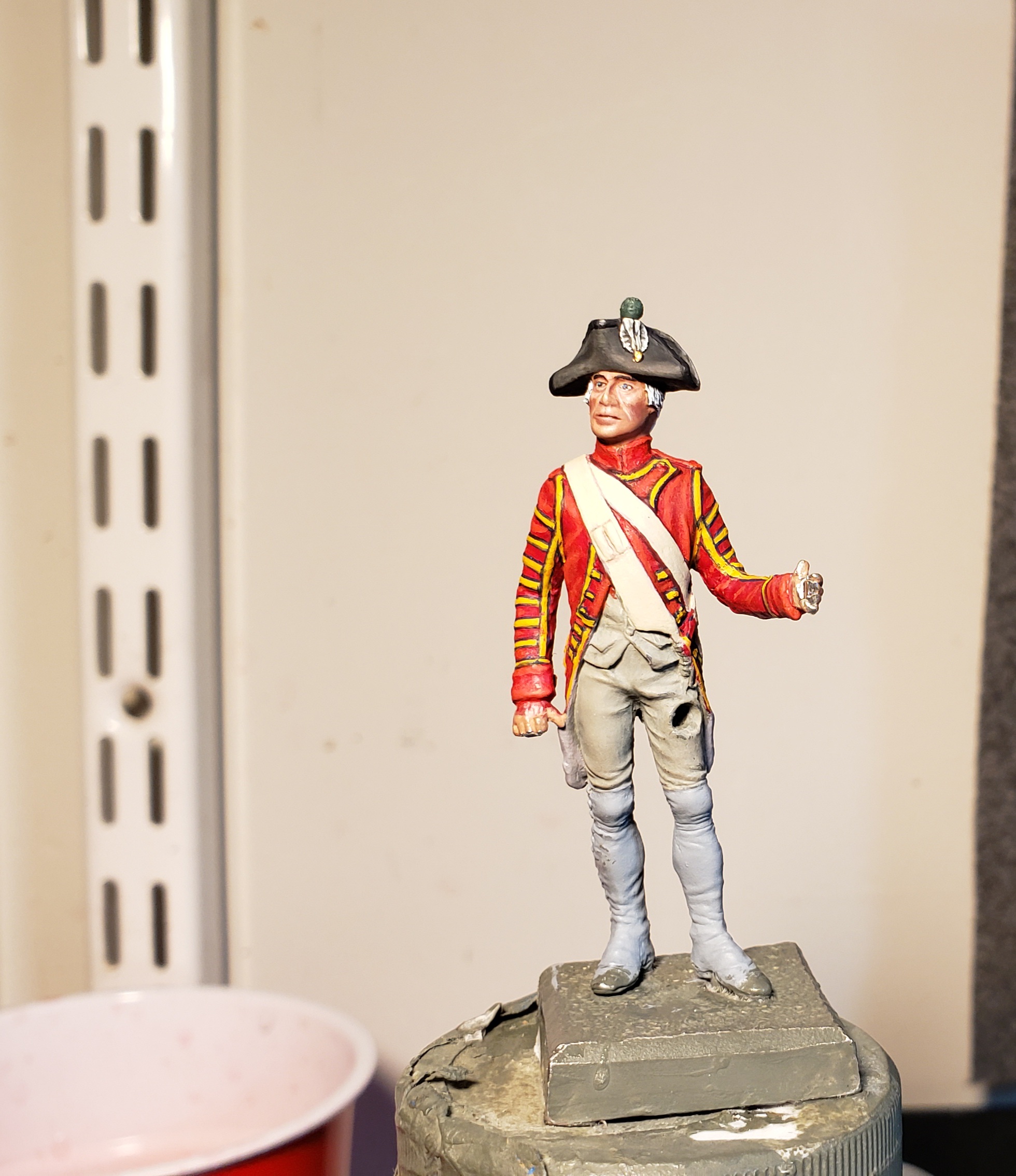 WIP - Tambour de Regiment Penthièvre , 1786 | planetFigure | Miniatures