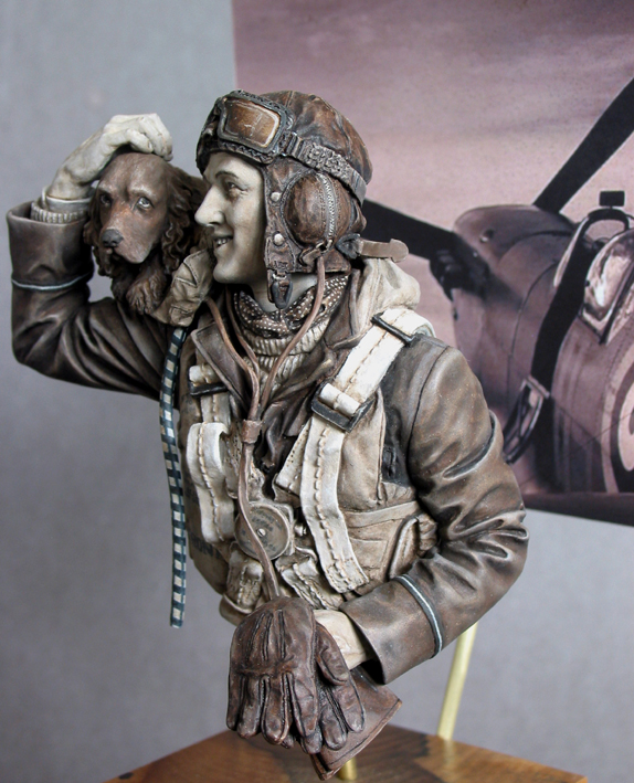 Completed Critique - BOB Pilot in sepia | planetFigure | Miniatures