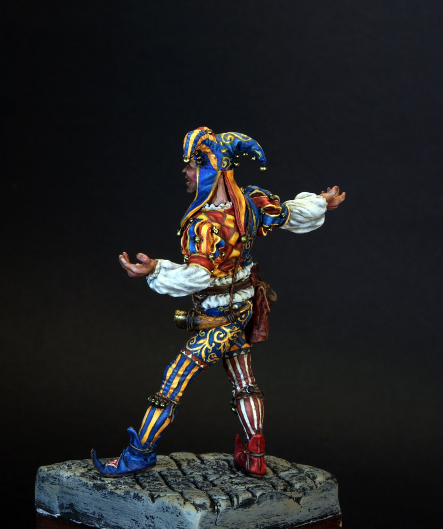 THE PALACE HARLEQUIN. XV c., 75 mm. | planetFigure | Miniatures