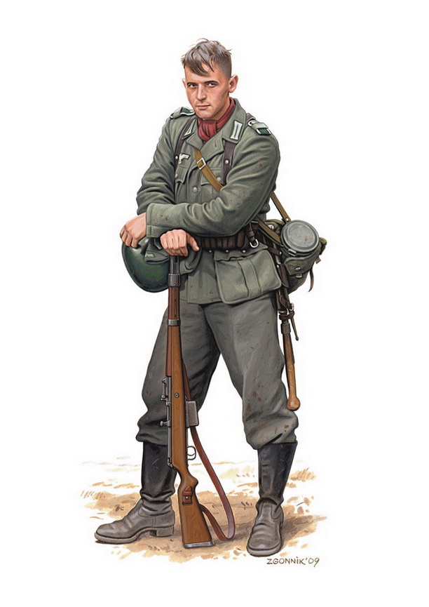 Jeff Shiu 'WWII German MG34 Machine Gunner 1941 | planetFigure | Miniatures