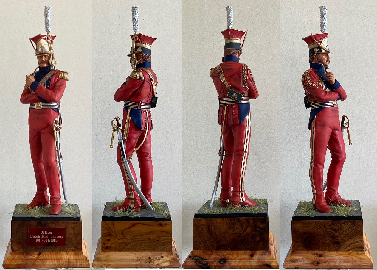 180mm Dutch (Red) Lancer Officer | planetFigure | Miniatures