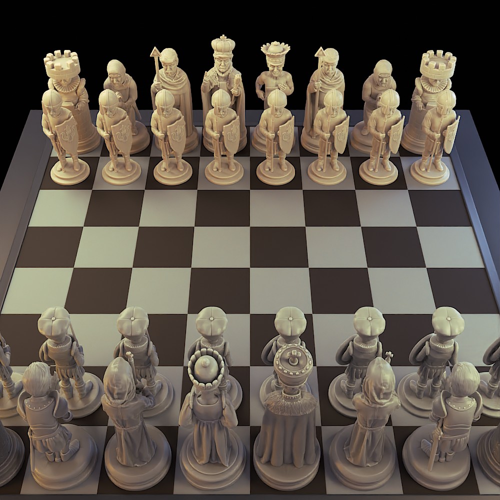 Donald Trump vs Joe Biden Chess | planetFigure | Miniatures