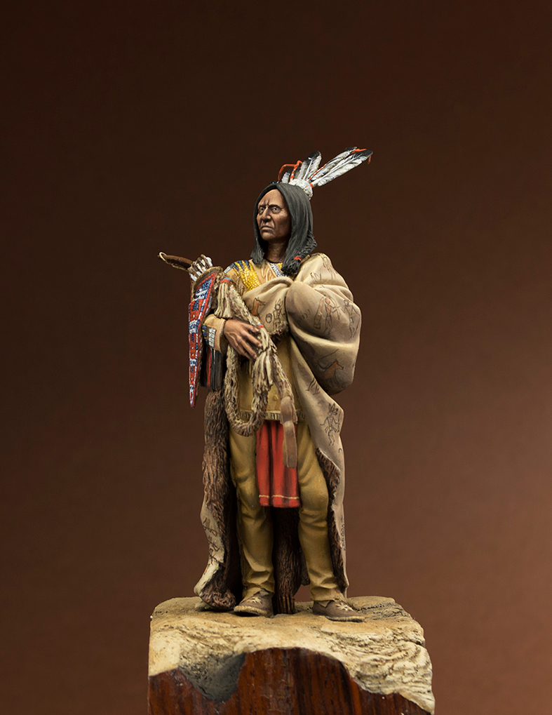 Completed - Hidatsa Warrior | planetFigure | Miniatures