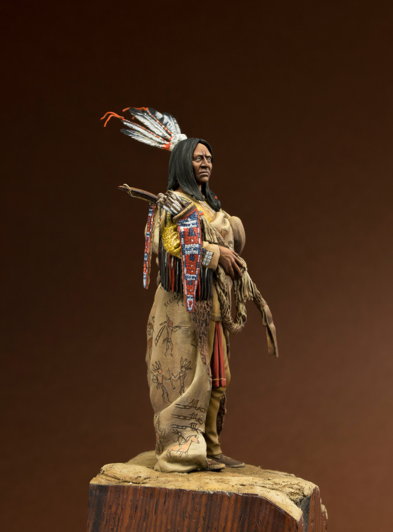 Completed - Hidatsa Warrior | planetFigure | Miniatures