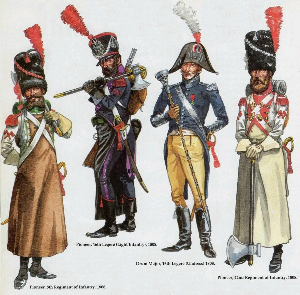 16th Legere Sapeurs 1808 | planetFigure | Miniatures