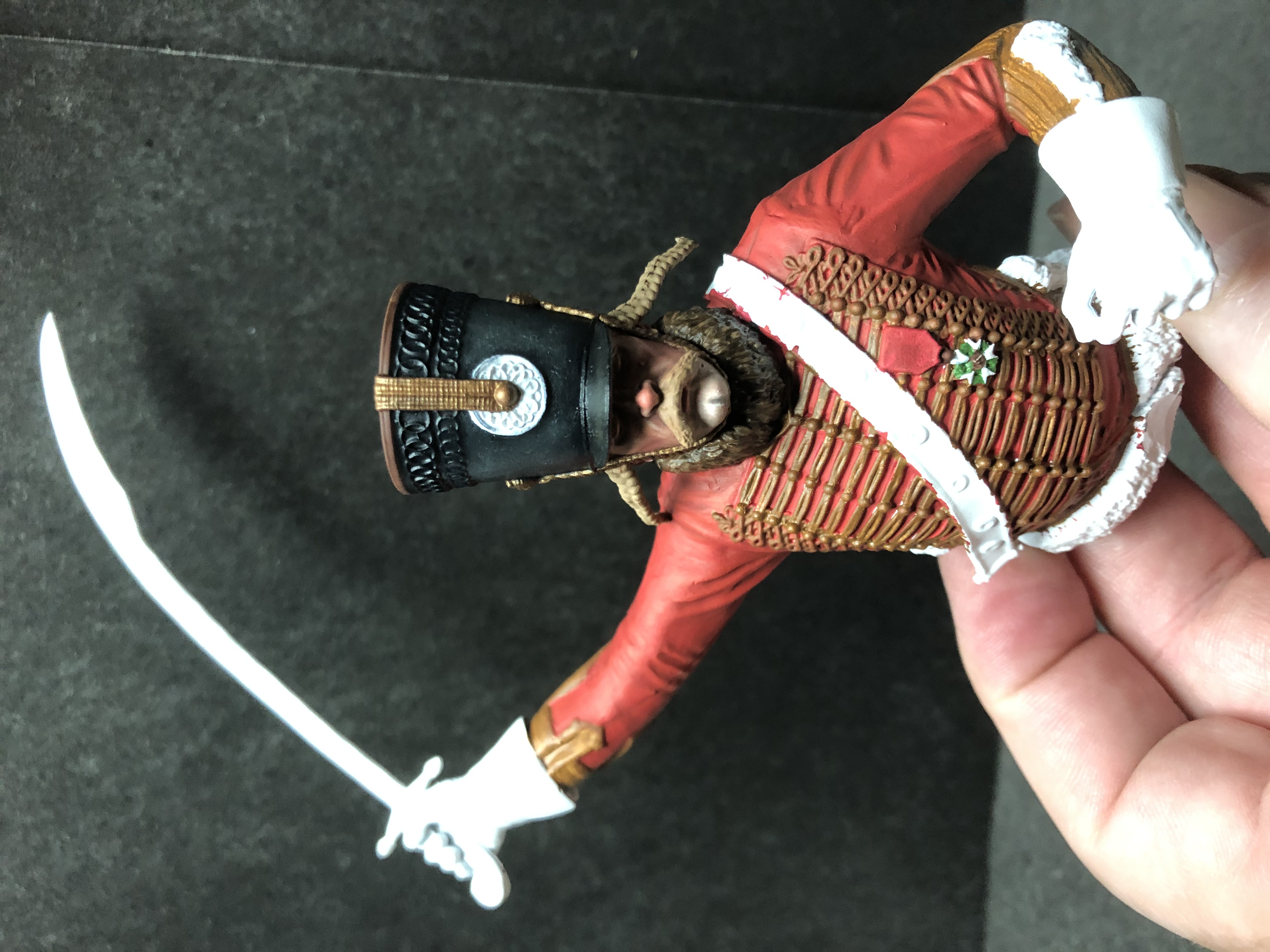 WIP - Vive L’Empereur Col Burthe 4th Hussars. | planetFigure | Miniatures