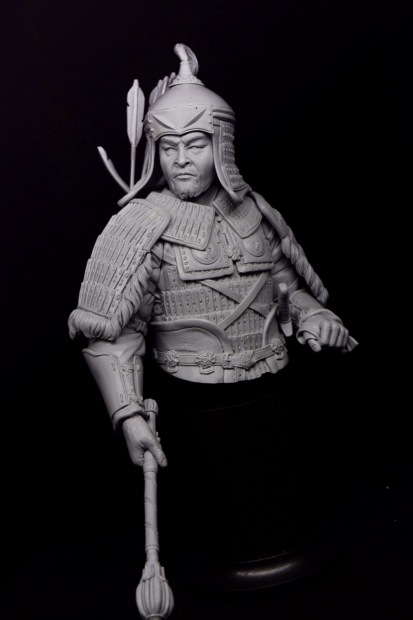 Mongol warrior bust 1/9 | planetFigure | Miniatures