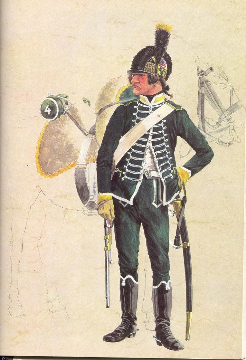 Completed - Standard bearer, French 4th Chasseurs Rgt., 1792 ...