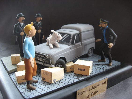 tintin miniatures