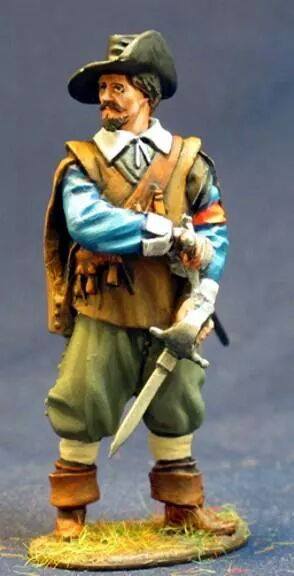 SPANISH MUSKETEER, ROCROI 1643 (Scale75) | planetFigure | Miniatures