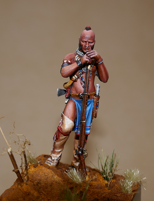 Pegaso Iroquois Warrior 54mm | planetFigure | Miniatures