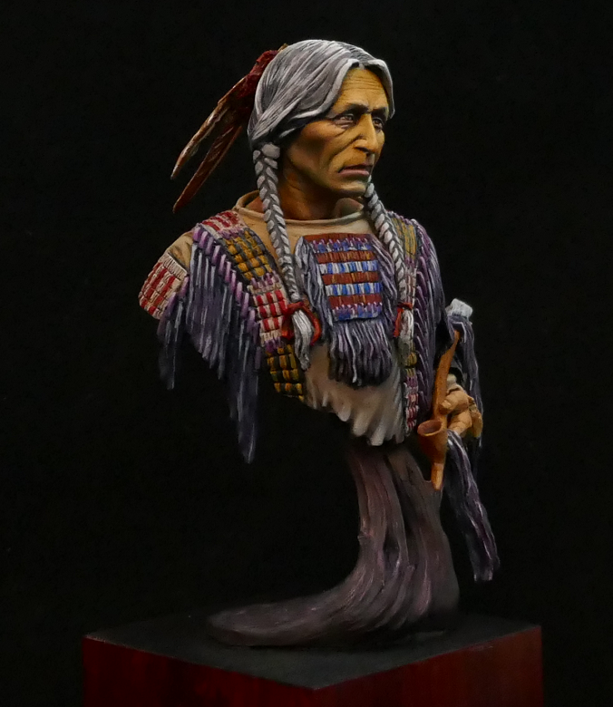 Sioux Indian Bust - Young Miniatures | planetFigure | Miniatures