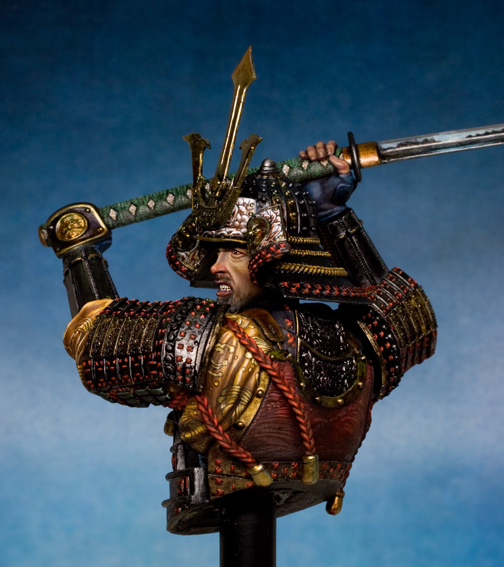 1:10 bust - Samurai in Battle | planetFigure | Miniatures